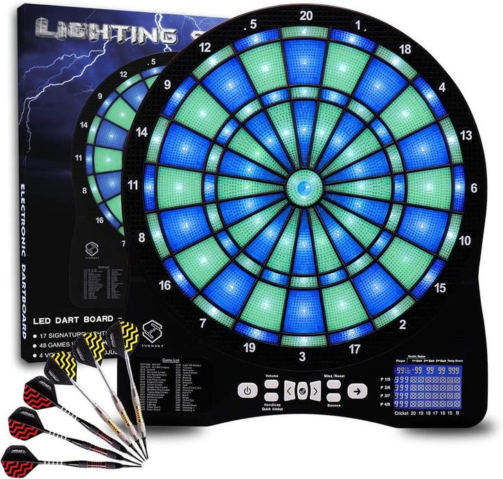 Dartbord Softtip | Inclusief 6 Darts | 34% Korting, Sport en Fitness, Darts, Soft tip, Zo goed als nieuw, Dartbord met pijlen