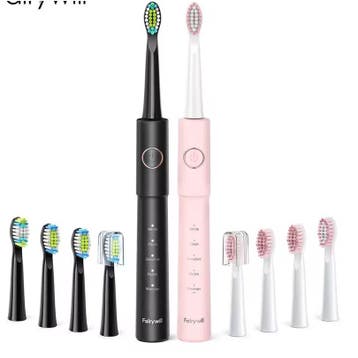 Set 2 Sonic Tandenborstels 8 Opzetborstels USB Oplaadbaar, Verzenden, Nieuw
