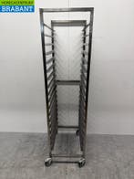 RVS Hupfer Verrijdbare Regaalwagen 18 x 60/40 cm Horeca, Zakelijke goederen, Ophalen of Verzenden, Nieuw zonder verpakking