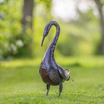 Figuur - Sierlijke zwaan - metaal