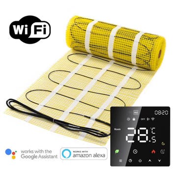 Pro -series Elektrische vloerverwarming  150 watt Wifi 2 m², Ophalen of Verzenden, Nieuw