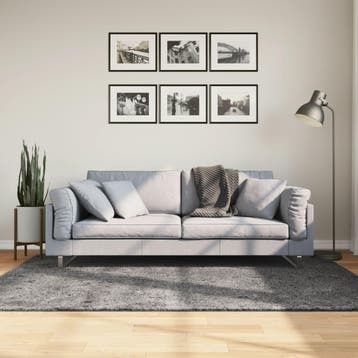 vidaXL Vloerkleed HUARTE laagpolig zacht wasbaar 140x200 cm, Verzenden, Nieuw