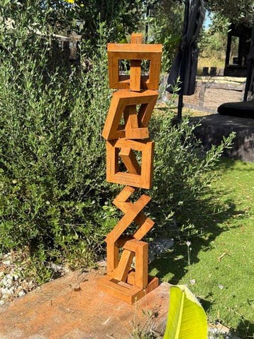Ana Lucia B.M - Sculpture Corten - XL - No Reserve