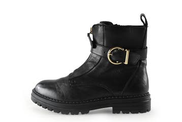 Nelson Veterboots Meisjes in maat 34 Zwart, Verzenden, Jongen of Meisje, Schoenen, Zo goed als nieuw