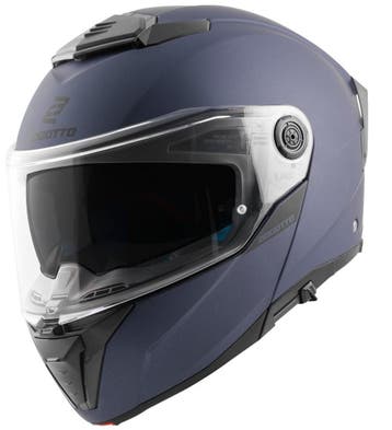 Bogotto FF404 Solid Mat Blauw Systeemhelm, Systeemhelm, Nieuw met kaartje, Overige merken, Heren