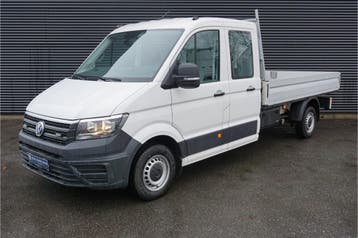 Volkswagen Crafter Open Laadbak 177pk Automaat Dubbele cabin, Automaat, Stof, Gebruikt, Volkswagen