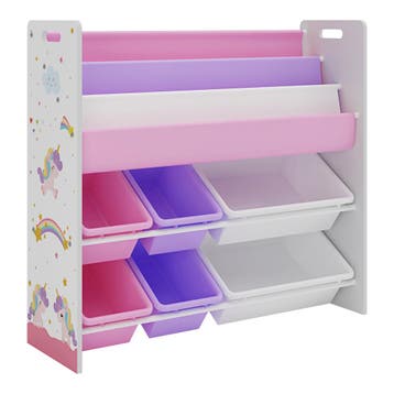 Kinderkast Rødøy open kast 78x86x27cm eenhoornmotief [en.cas, Verzenden, Nieuw
