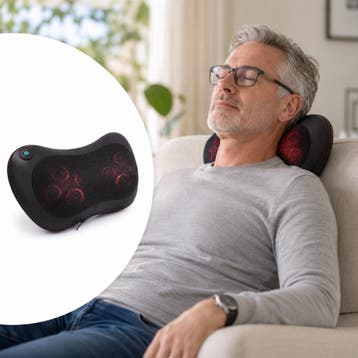 Nexxt Massagekussen Shiatsu met Warmte - Zwart, Verzenden, Nieuw
