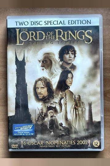 The Lord of the Rings The Two Towers DVD Christopher Lee, Cd's en Dvd's, Verzenden, Nieuw in verpakking