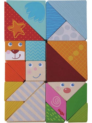 Haba kleurrijk Tangram legspel hout van €24,99 voor €12,49, Ophalen of Verzenden, Nieuw