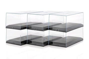 Exclusiv Cars 1:18 - Modelauto (6) - Set van 6 vitrines voor, Nieuw