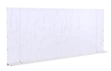 Eindwand PVC met deuringang 5 mtr breed WIT (PVC Partytent), Tuin en Terras, Verzenden, Nieuw, 2 meter of meer, Partytent
