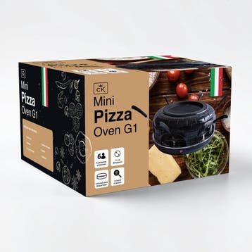 CuisineKing 3-in-1 Pizza Grill Oven G1 - 6 Personen -, Witgoed en Apparatuur, Ophalen of Verzenden, Nieuw