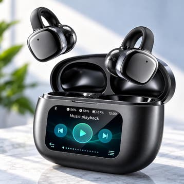 Draadloze open ear oordopjes met Mic – Bellen & Muziek – Tou, Verzenden, Nieuw