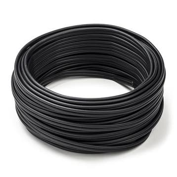 Tweelingsnoer | 2x 0.75 mm² | 10 meter (Zwart), Verzenden, Nieuw