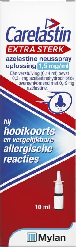 Carelastin Neusspray azelastine extra sterk, Verzenden, Nieuw