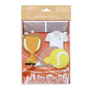 ScrapCooking Taarttoppers Tennis Set/5, Verzenden, Nieuw