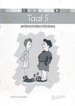 Kinheim Antwoorden Blokboek Dictees Taal 5, Verzenden, Nieuw