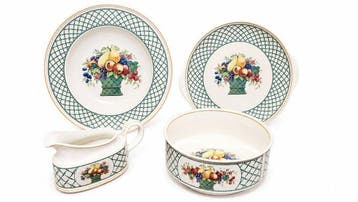 Villeroy & Boch - Grand Plat, Saladier, Saucière, Plat à