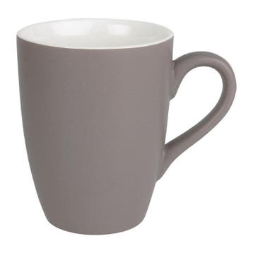 Mokken | PASTEL | Porselein | Grijs | 34cl | 6 Stuks |, Verzenden, Nieuw in verpakking