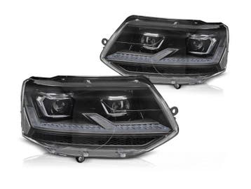 Full LED koplampen dynamisch Black Chrome geschikt voor VW, Verzenden, Nieuw, Volkswagen