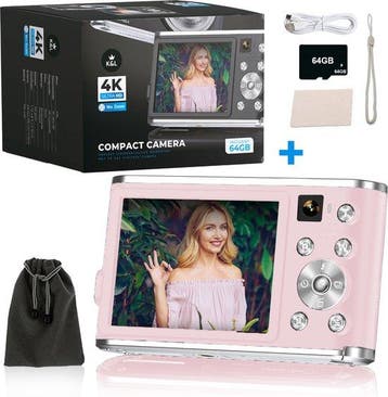 2dekans | K&L Digitale Camera 4K - Fototoestel - Fotocamera, Ophalen of Verzenden, Zo goed als nieuw