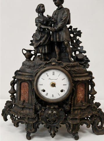 Figurale pendule - Imperial - Metaal, Messing - 1970-1980