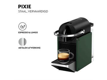 Krups -  Nespresso - Pixie  Capsulemachine Groen, Verzenden, Nieuw, 1 kopje, Koffiepads en cups
