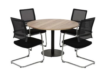 Ronde vergadertafel 120  Raider Eiken, Zakelijke goederen, Kantoor en Winkelinrichting | Kantoormeubilair en Inrichting, Ophalen of Verzenden
