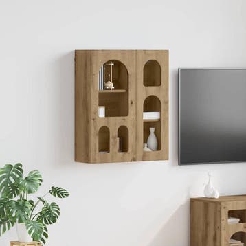vidaXL Hangkast ELST Artisanaal eiken 59 x 20 x 71,5 cm, Verzenden, Nieuw