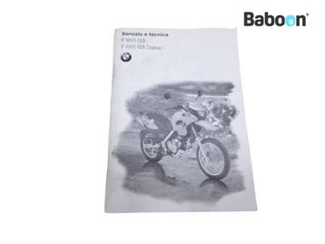 Instructie Boek BMW F 650 GS 2000-2003 (F650GS 00) Italian, Verzenden, Gebruikt