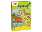 Bouwplaats Puzzel (3 en 4 stukjes) | Haba - Puzzels, Verzenden, Nieuw