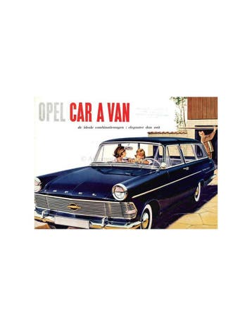 1960 OPEL OLYMPIA CARAVAN BROCHURE NEDERLANDS, Boeken, Nieuw, Opel, Author