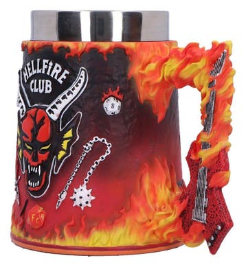 Stranger Things Tankard Hellfire Club, Ophalen of Verzenden, Nieuw, Film, Gebruiksvoorwerp