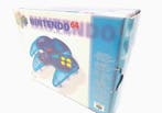 Mario64.nl: Nintendo 64 Controller Clear Blue Boxed - iDEAL!, Spelcomputers en Games, Spelcomputers | Nintendo 64, Ophalen of Verzenden