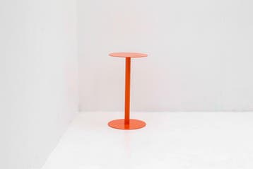 Bijzettafel - Oranje, Ophalen of Verzenden, Gebruikt