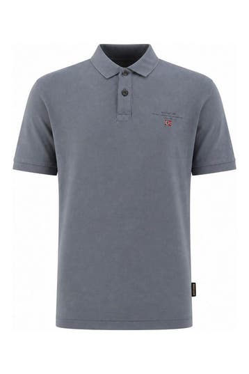 Napapijri Polo in maat L Grijs, Verzenden, Gedragen, Overige kleuren, Napapijri