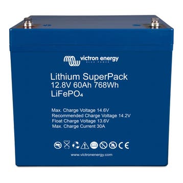 Victron Lithium Accu SuperPack 12,8V/60Ah, Ophalen of Verzenden, Nieuw