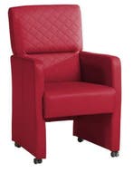 Eetkamerstoel Dakota - eetkamerstoelen - Rood, Huis en Inrichting, Stoelen, Nieuw, Rood, Stof