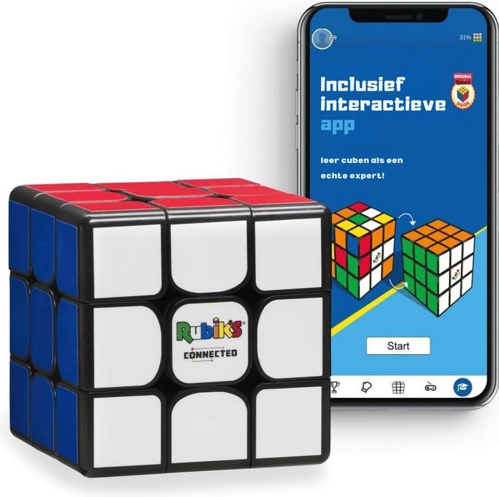 Rubiks Connected X - Slimme Kubus - Bluetooth Kubus -, Kinderen en Baby's, Speelgoed | Overig, Verzenden