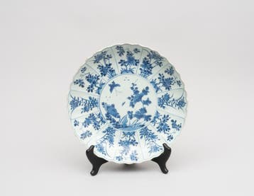 Een porseleinen bord, China, Kangxi periode (1662-1722)