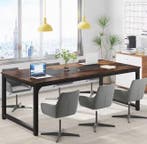 Groot modern bureau 180x90 cm voor werk of overleg, Verzenden, Nieuw