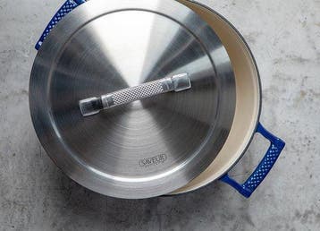 2dekans | Saveur Voyage Braadpan Ø25 cm – Ovaal Gietijzer –, Ophalen of Verzenden, Nieuw
