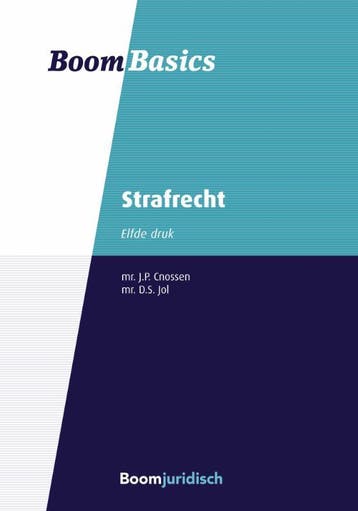 Boom Basics Strafrecht 9789462126473, Boeken, Studieboeken en Cursussen, Verzenden, Zo goed als nieuw