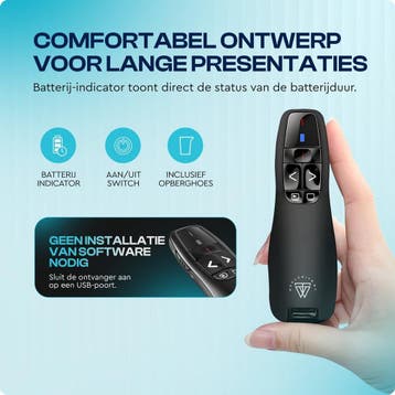 Draadloze Presenter - Presentatie klikker - Wireless, Ophalen of Verzenden, Nieuw