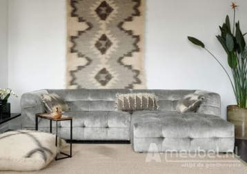 Loungebank Castricum - loungebanken - Wit, Nieuw, 150 cm of meer, Stof, 250 tot 300 cm