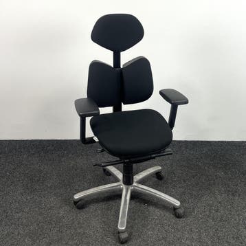 Bureaustoel Grahl Xenium Duoback - Zwart, Huis en Inrichting, Bureaustoelen, Ophalen of Verzenden, Ergonomisch, Gebruikt, Bureaustoel