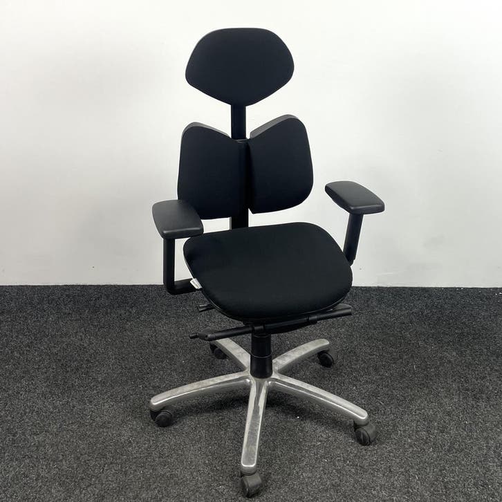 Bureaustoel Grahl Xenium Duoback - Zwart, Huis en Inrichting, Bureaustoelen, Bureaustoel, Gebruikt, Ergonomisch, Ophalen of Verzenden