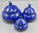 Set van 3 prachtige handgemaakte lapis lazuli-stenen, Verzamelen