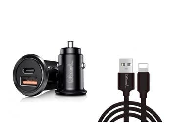 DrPhone Invisible Pro - Autolader - 30W - USB-C met PD (powe, Verzenden, Nieuw